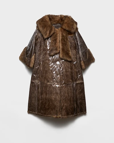 Shearling coat