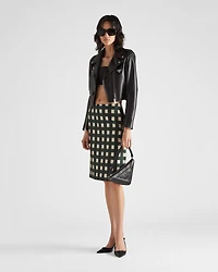 Nappa leather biker jacket