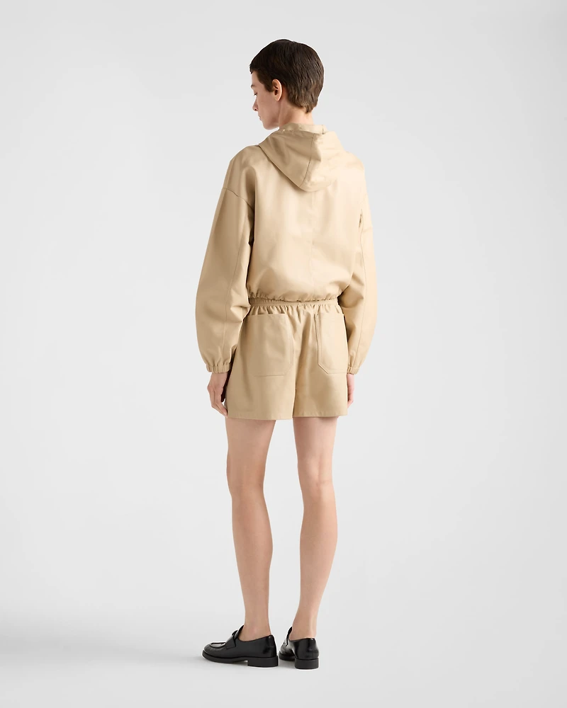 Nappa leather jacket
