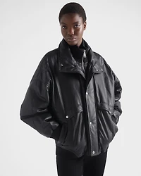Nappa leather jacket
