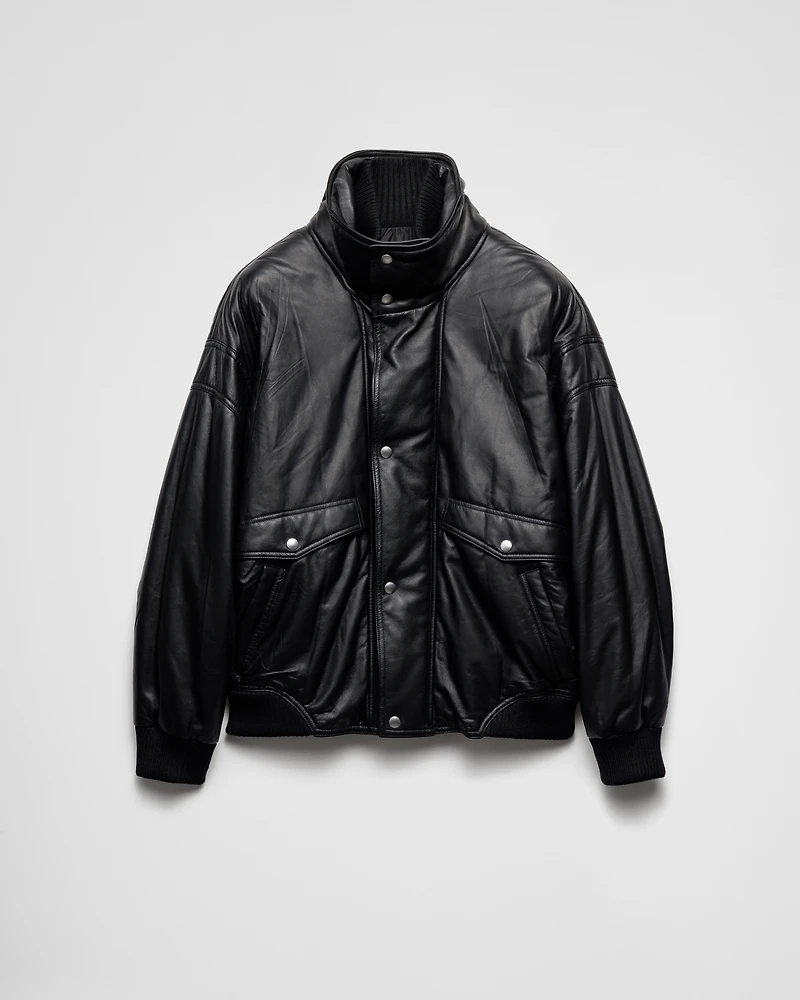 Nappa leather jacket