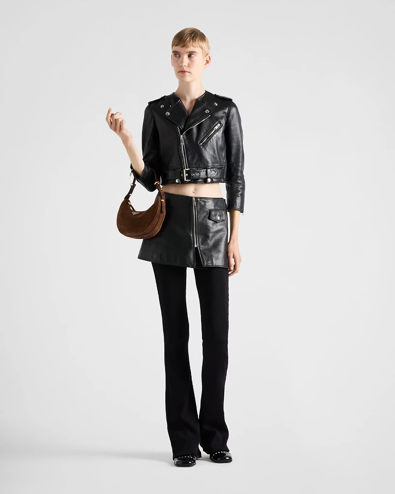 Leather biker jacker