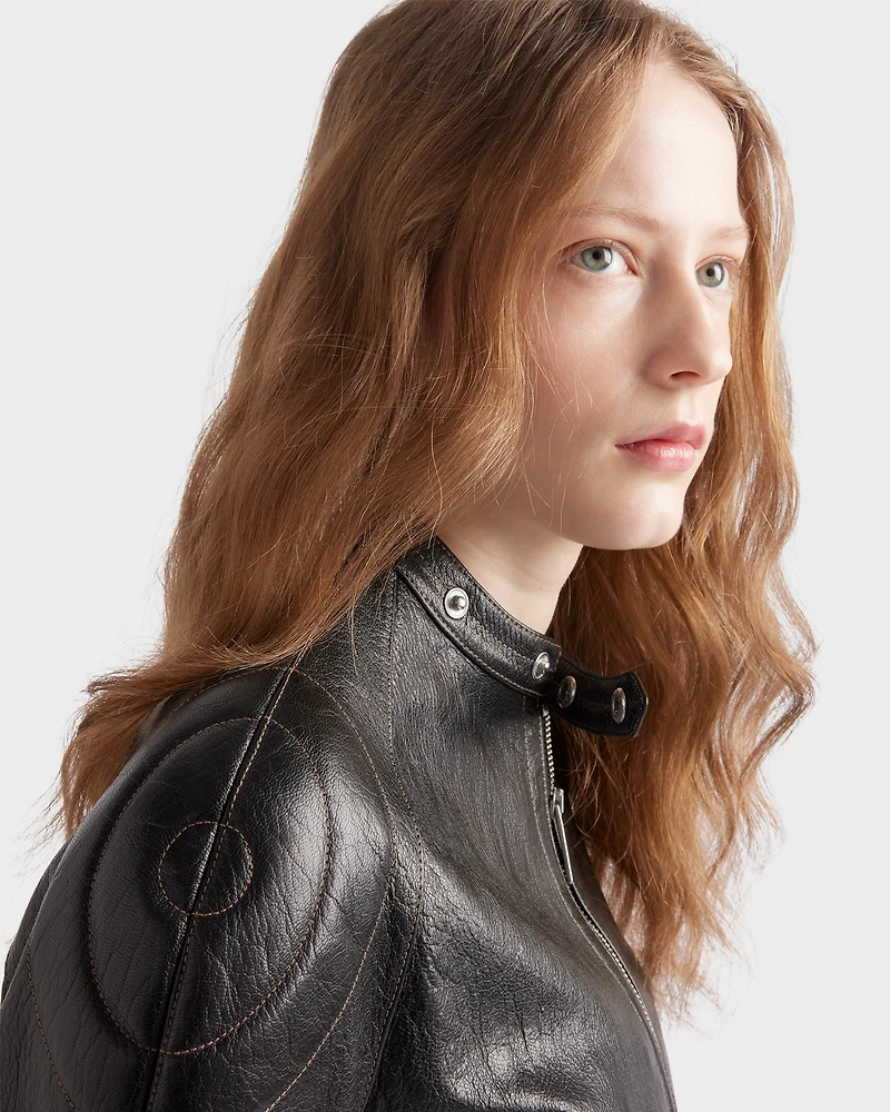 Leather jacket