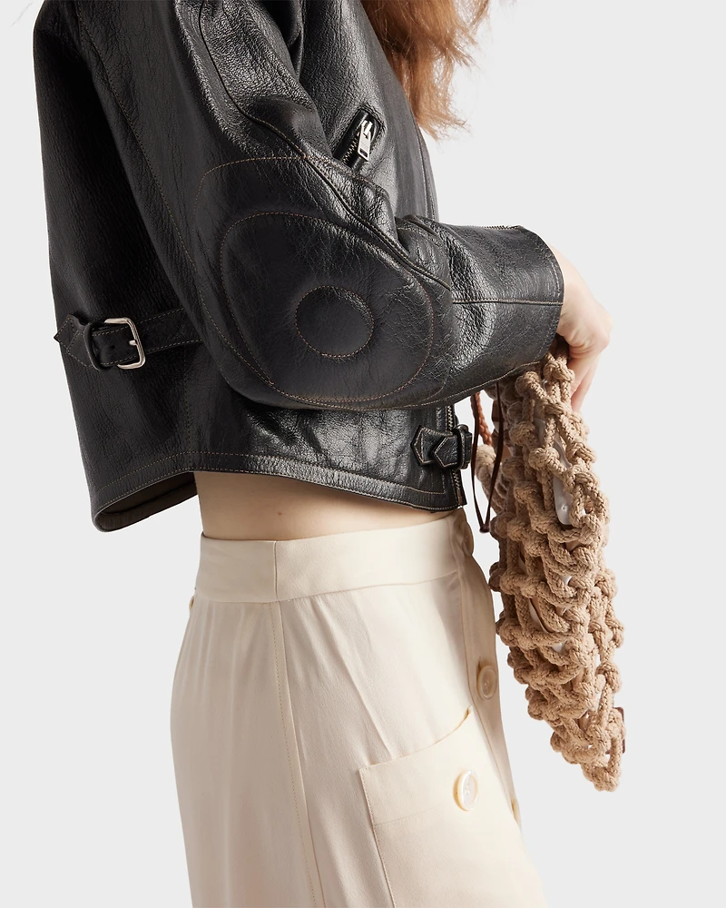Leather jacket