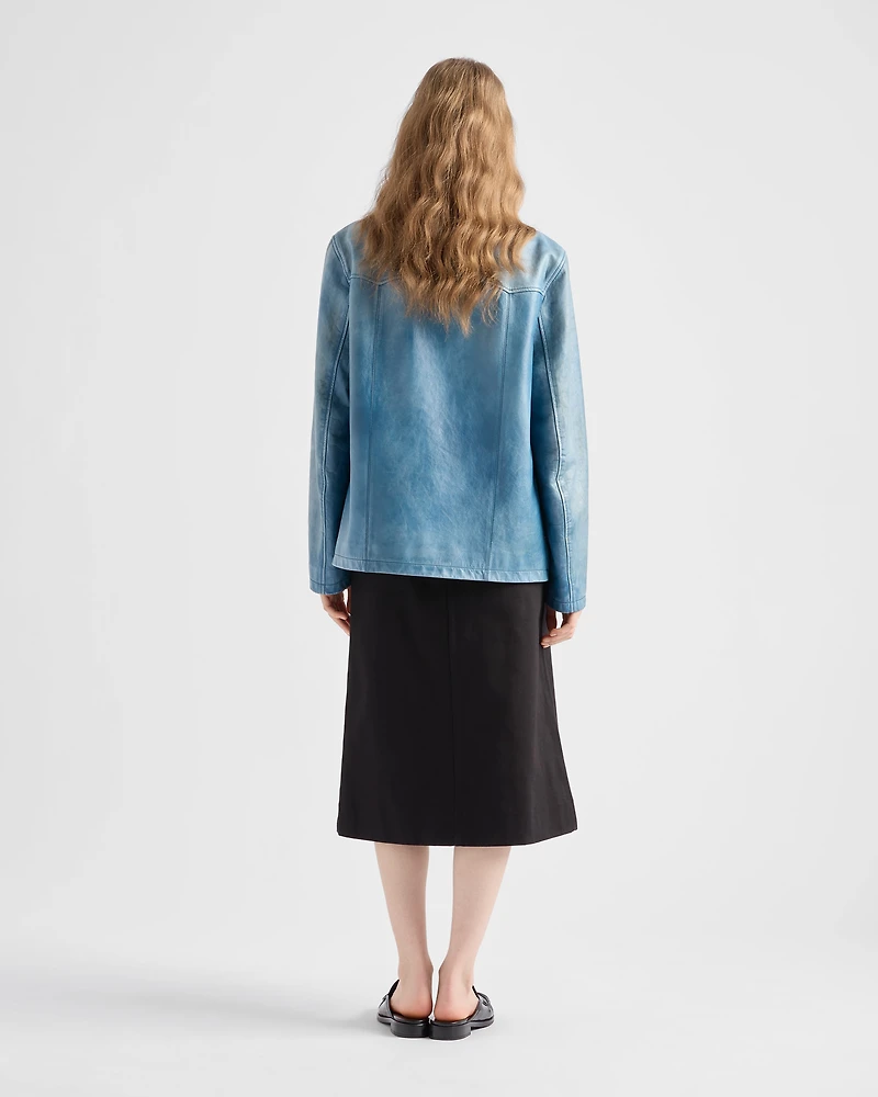 Nappa leather jacket