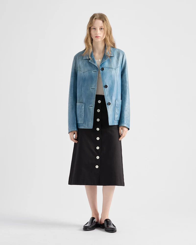 Nappa leather jacket