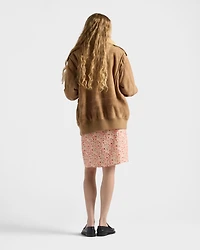 Shearling bomber jacket