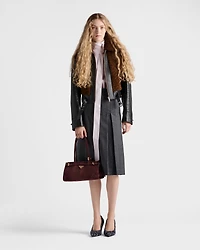 Leather and shearling jacket
