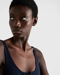 One-piece stretch jersey swimsuit