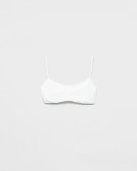 Stretch jersey bikini top