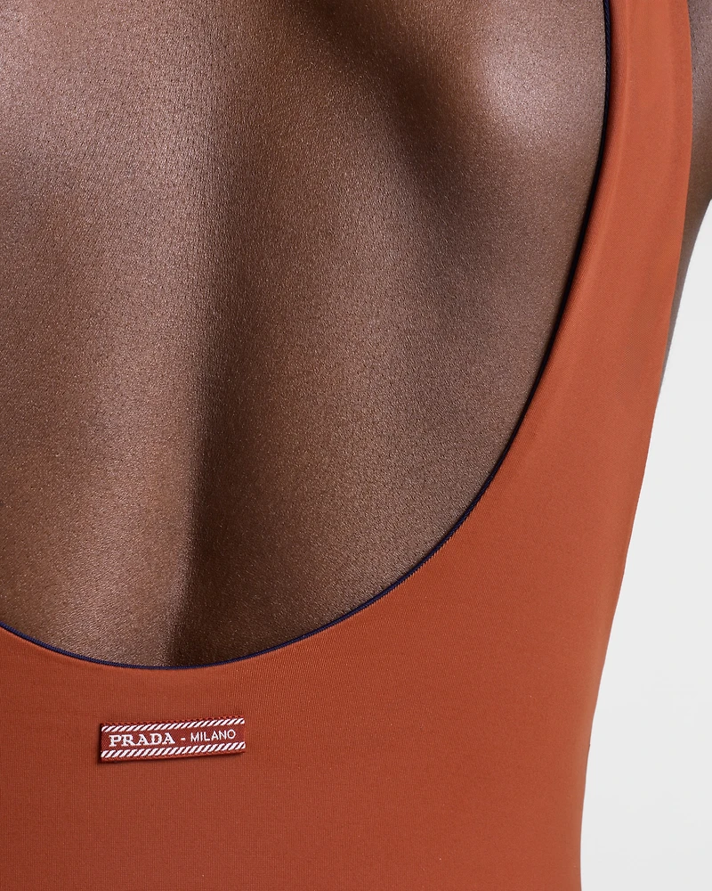 One-piece jersey swimsuit