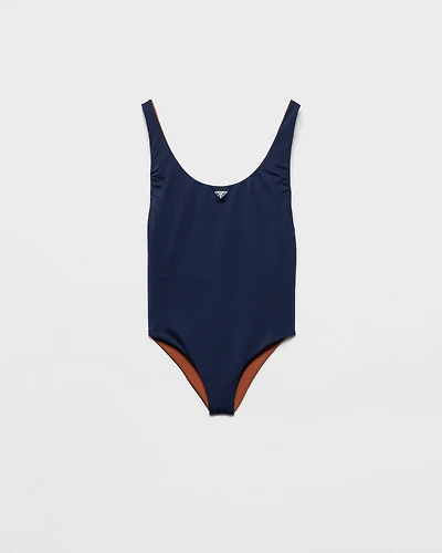 One-piece jersey swimsuit
