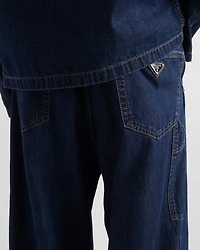Light denim blouson jacket