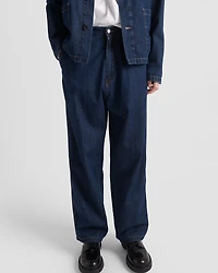 Light denim blouson jacket