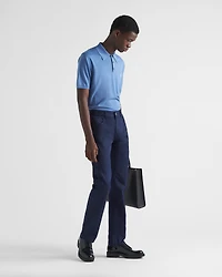 Five-pocket stretch drill jeans