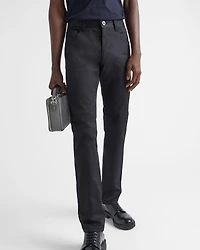 Five-pocket stretch drill jeans
