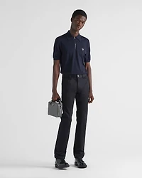 Five-pocket stretch drill jeans