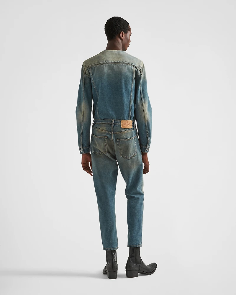 Five-pocket denim jeans