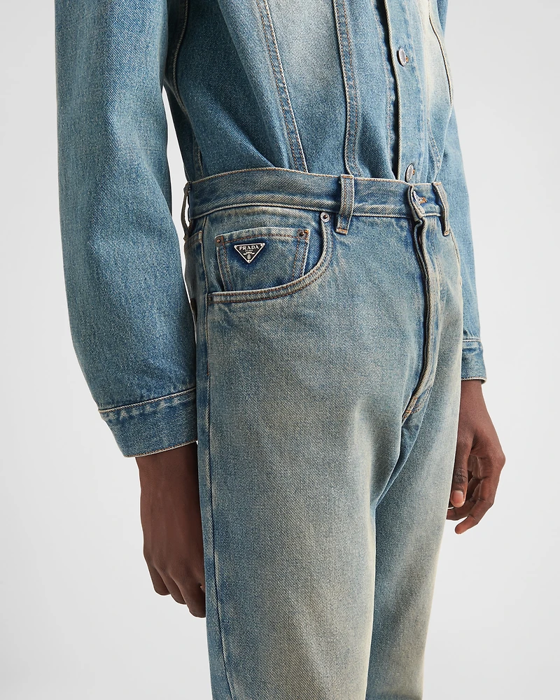 Five-pocket denim jeans