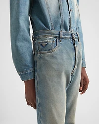 Five-pocket denim jeans