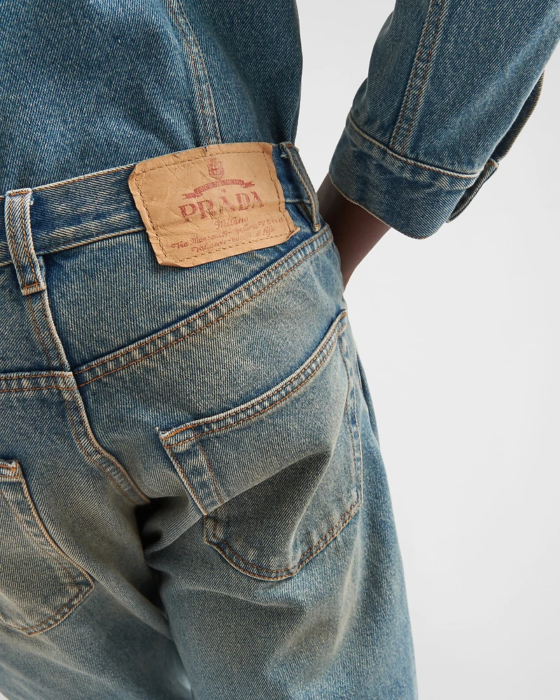 Five-pocket denim jeans