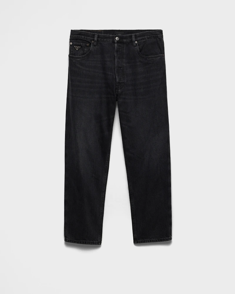 Five-pocket denim jeans