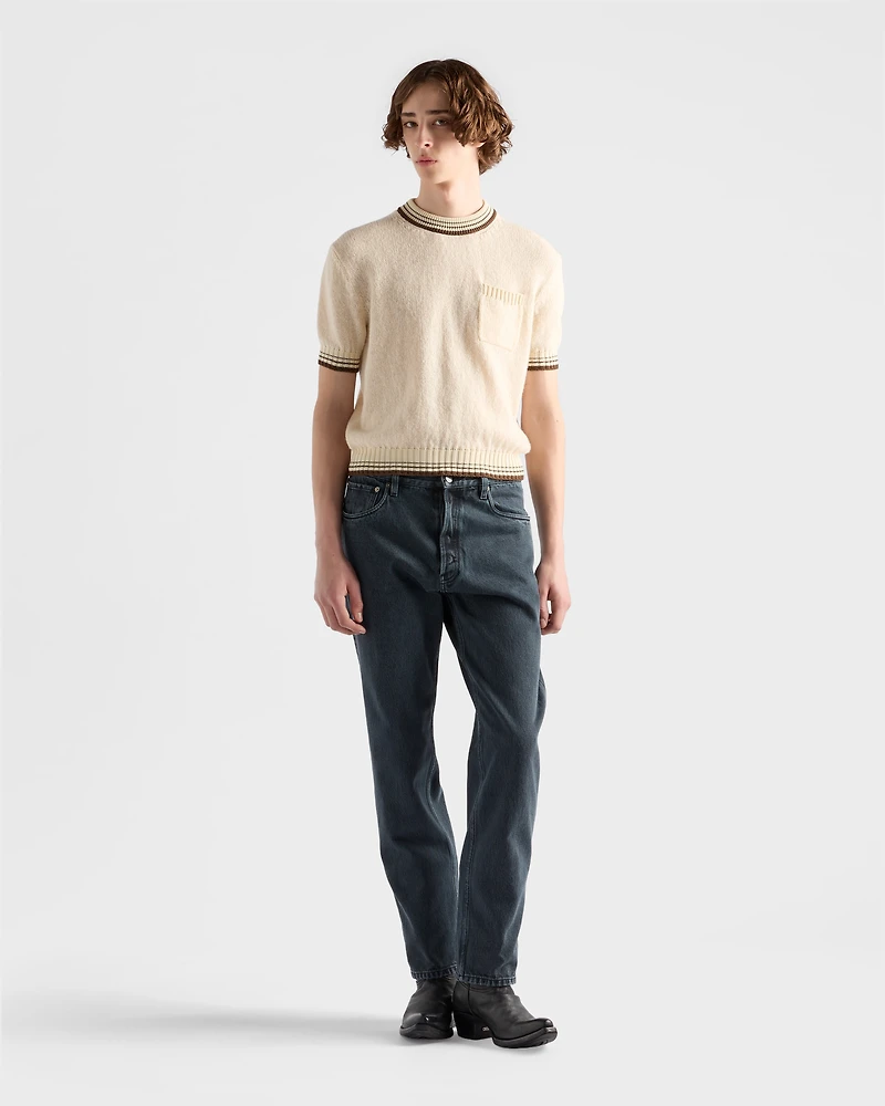 Regular denim jeans