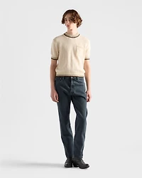 Regular denim jeans
