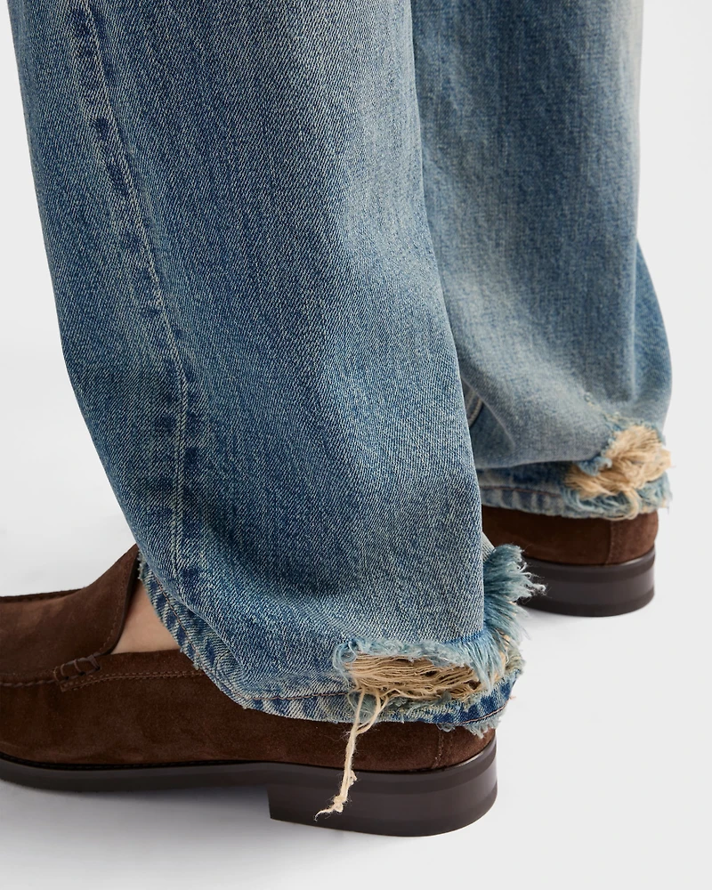 Regular denim jeans