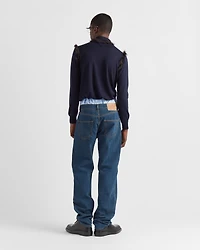 Five-pocket denim jeans