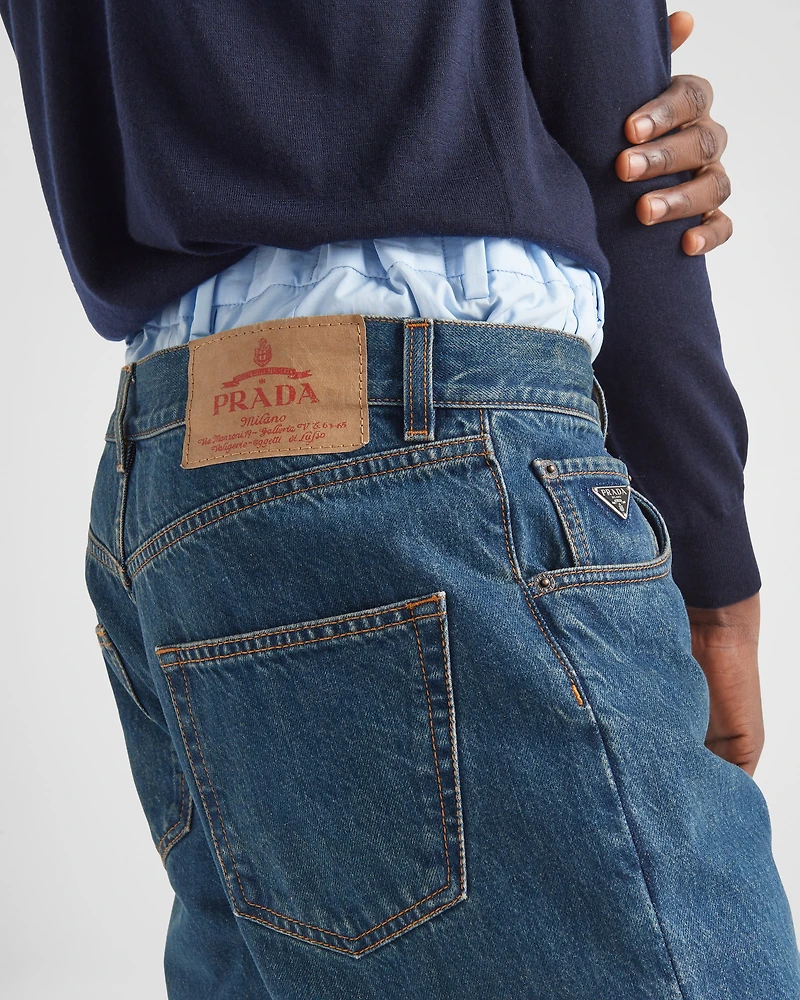 Five-pocket denim jeans