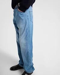Light denim five-pocket jeans