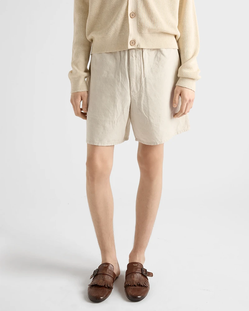 Chambray Bermudas