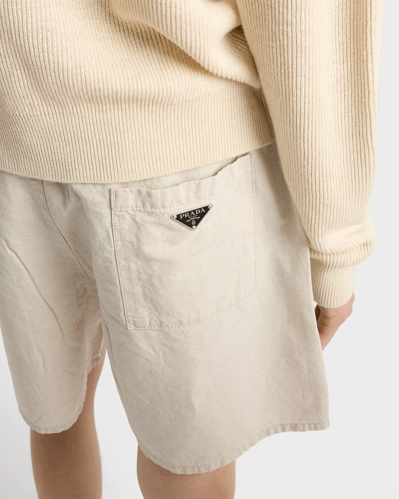 Chambray Bermudas
