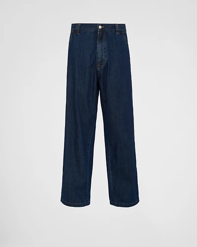 Light denim jeans