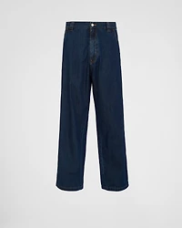 Light denim jeans
