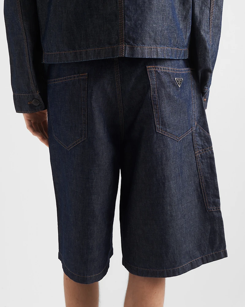 Chambray Bermudas