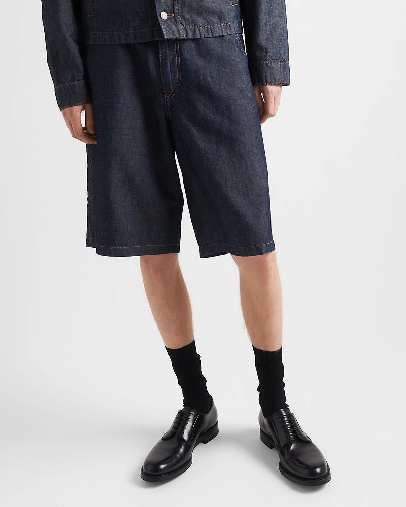 Chambray Bermudas