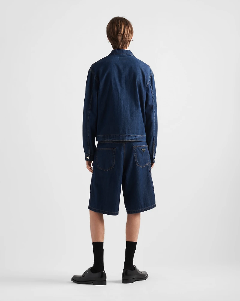 Light denim Bermudas