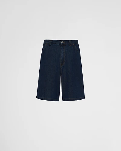 Light denim Bermudas