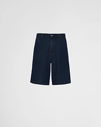 Light denim Bermudas