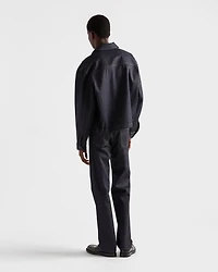 Regular raw denim jeans