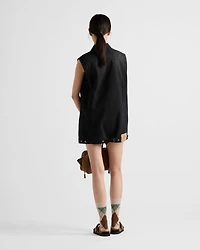 Denim mini-dress