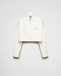 Denim blouson jacket