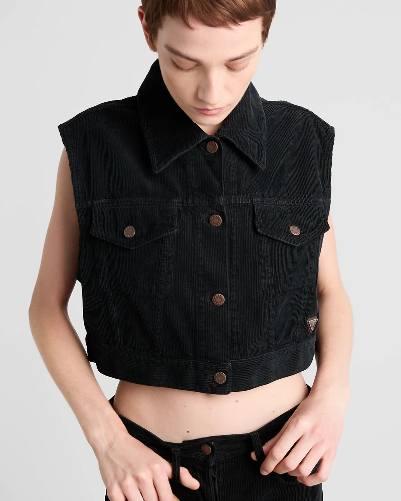 Corduroy vest
