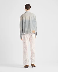 Corduroy blouson jacket