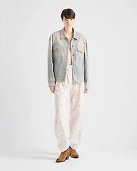 Corduroy blouson jacket