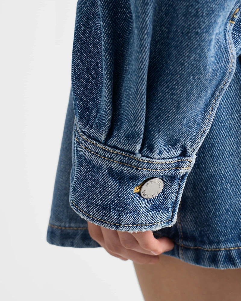 Cropped denim jacket