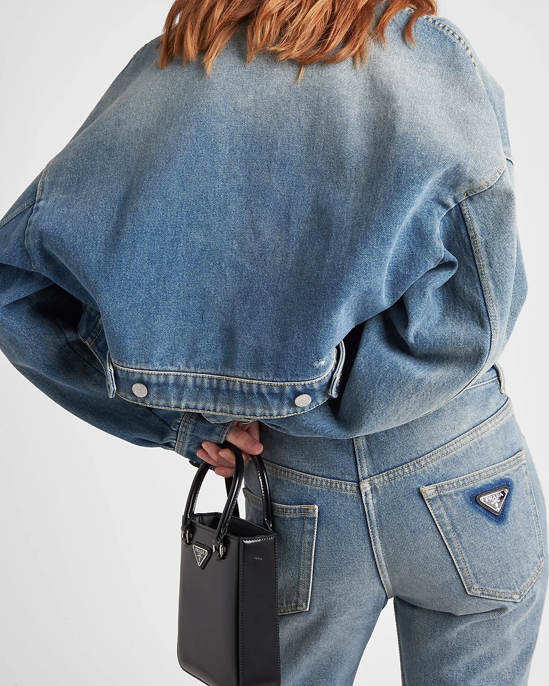 Organic denim five-pocket jeans