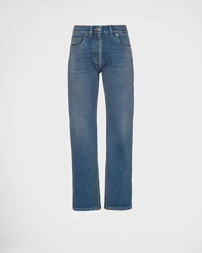 Organic denim five-pocket jeans